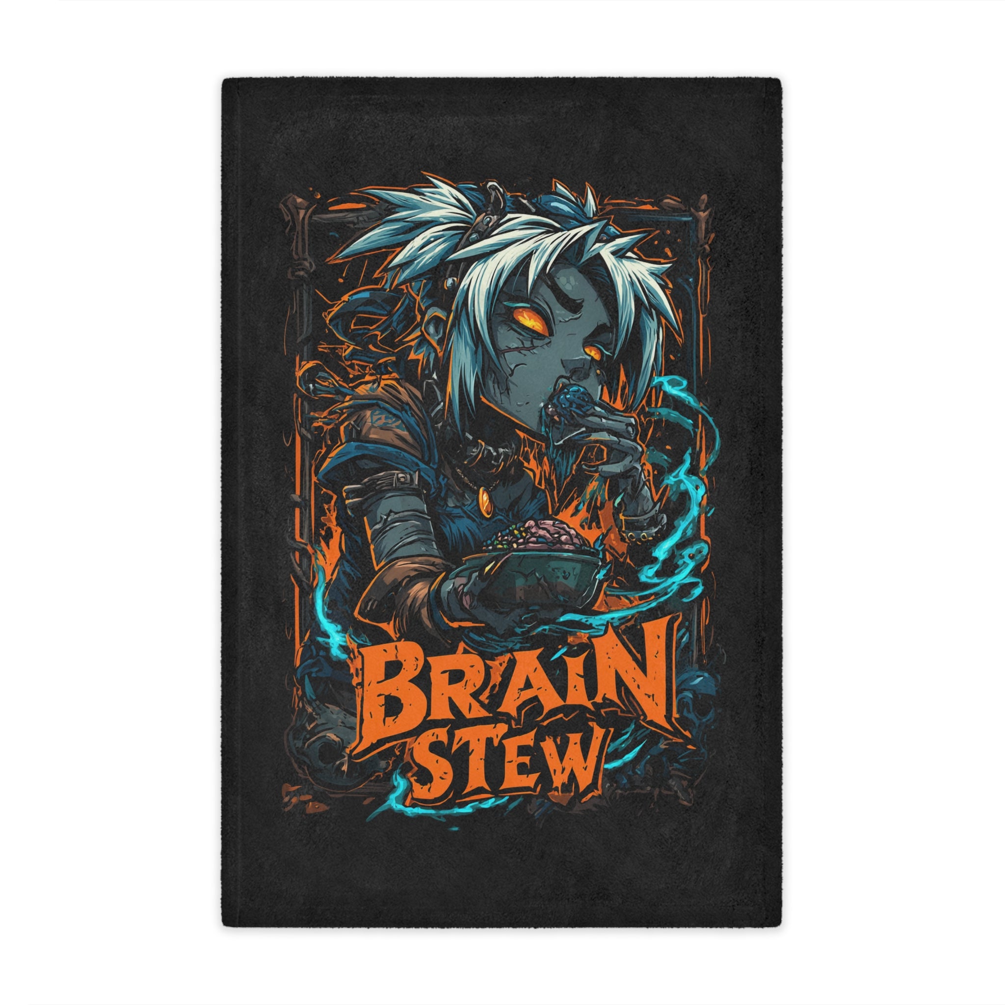 Brain Stew Minky Blanket - Cozy Gaming Throw for Nerds and Gamers